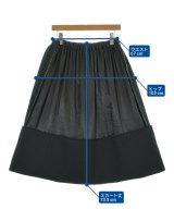 COMME des GARCONS（コムデギャルソン）ロング・マキシ丈スカート 黒 サイズ:S レディース/2200702732065