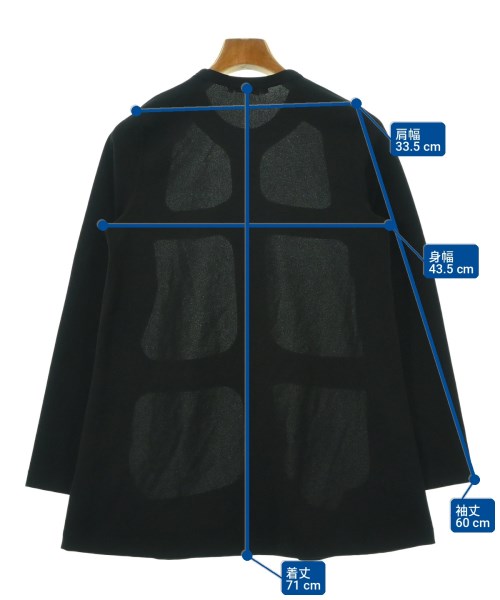 COMME des GARCONS（コムデギャルソン）Tシャツ・カットソー 黒 サイズ:S レディース/2200702732119