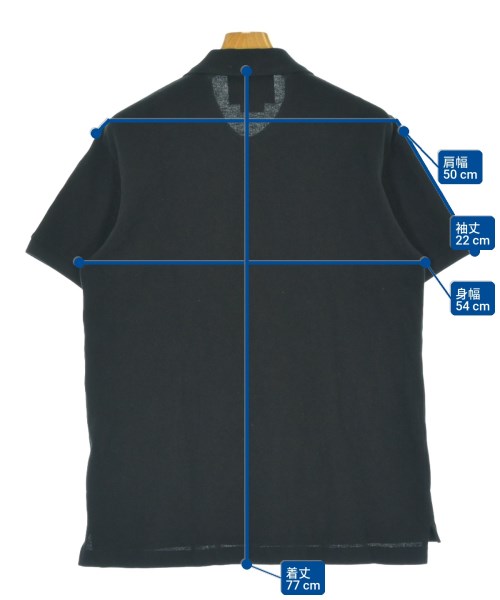 COMME des GARCONS（コムデギャルソン）ポロシャツ 黒 サイズ:XXL メンズ/2200703054081
