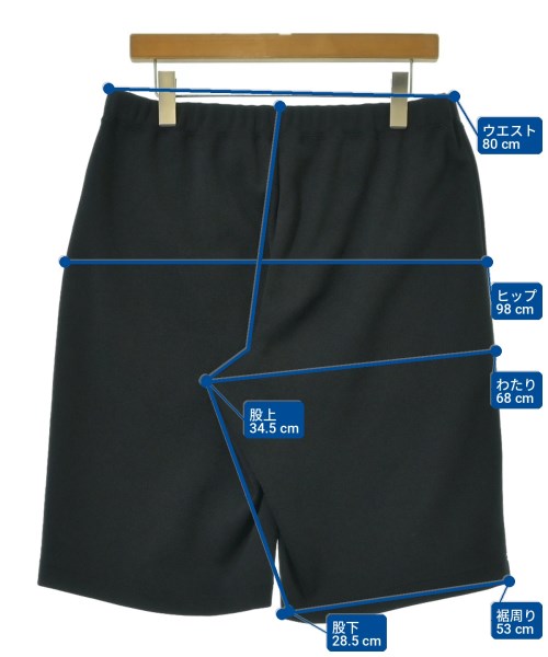 COMME des GARCONS（コムデギャルソン）ショートパンツ 黒 サイズ:XL レディース/2200703239105