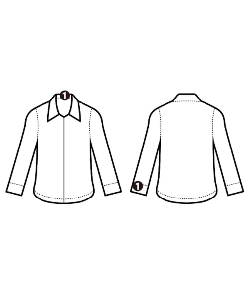 COMME des GARCONS（コムデギャルソン）カジュアルシャツ 白 サイズ:M メンズ/2200702518768