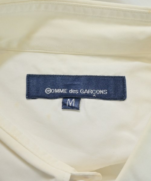 COMME des GARCONS（コムデギャルソン）カジュアルシャツ 白 サイズ:M メンズ/2200702518768