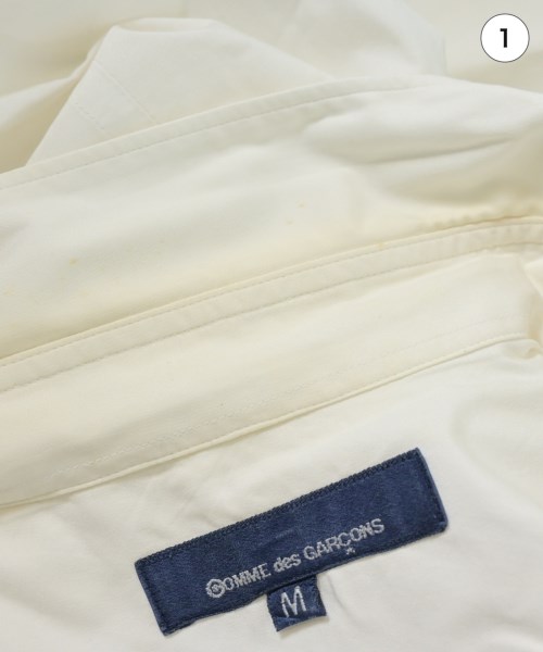 COMME des GARCONS（コムデギャルソン）カジュアルシャツ 白 サイズ:M メンズ/2200702518768