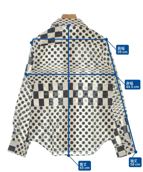 COMME des GARCONS（コムデギャルソン）カジュアルシャツ 白 サイズ:M レディース/2200704440104