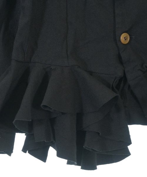 COMME des GARCONS（コムデギャルソン）カジュアルジャケット 黒 サイズ:S レディース/2200705140058
