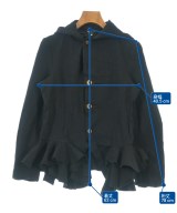 COMME des GARCONS（コムデギャルソン）カジュアルジャケット 黒 サイズ:S レディース/2200705140058