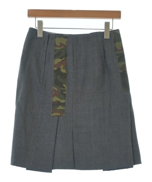 COMME des GARCONS（コムデギャルソン）ひざ丈スカート グレー サイズ:S レディース/2200705140065