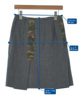 COMME des GARCONS（コムデギャルソン）ひざ丈スカート グレー サイズ:S レディース/2200705140065