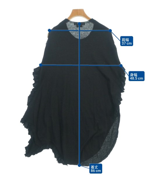 COMME des GARCONS（コムデギャルソン）Tシャツ・カットソー 黒 サイズ:S レディース/2200705140164