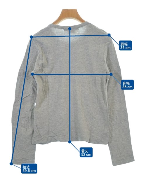 COMME des GARCONS（コムデギャルソン）Tシャツ・カットソー グレー サイズ:XS レディース/2200705140225