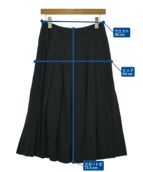 COMME des GARCONS（コムデギャルソン）ロング・マキシ丈スカート 黒 サイズ:M レディース/2200705607049