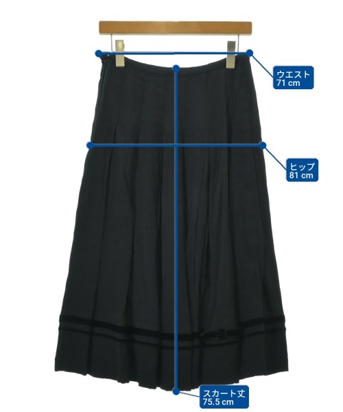 COMME des GARCONS（コムデギャルソン）ロング・マキシ丈スカート 黒 サイズ:-(M位) レディース/2200705607063