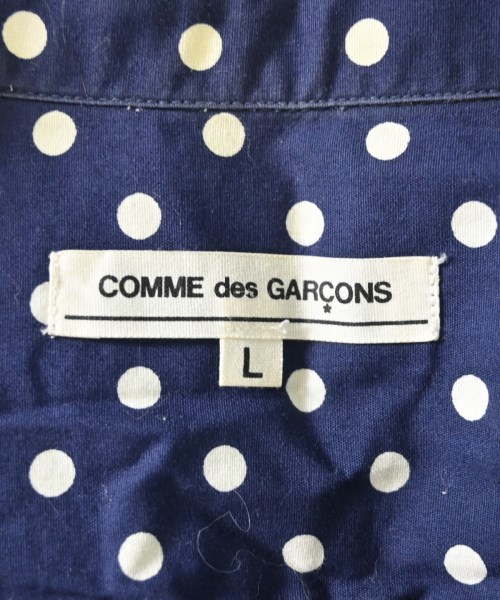 COMME des GARCONS（コムデギャルソン）カジュアルシャツ 紺 サイズ:L メンズ/2200705687072