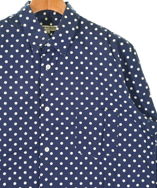 COMME des GARCONS（コムデギャルソン）カジュアルシャツ 紺 サイズ:L メンズ/2200705687072
