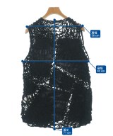 COMME des GARCONS（コムデギャルソン）ベスト 黒 サイズ:S レディース/2200705867030