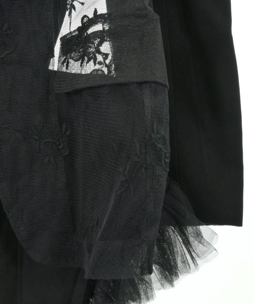 COMME des GARCONS（コムデギャルソン）テーラードジャケット 黒 サイズ:S レディース/2200705739016