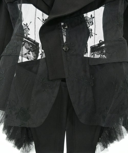 COMME des GARCONS（コムデギャルソン）テーラードジャケット 黒 サイズ:S レディース/2200705739016