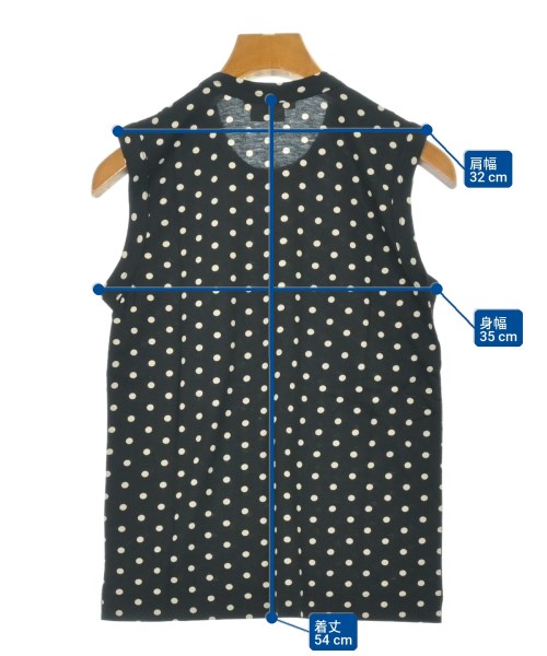 COMME des GARCONS（コムデギャルソン）タンクトップ 黒 サイズ:XS レディース/2200705739221