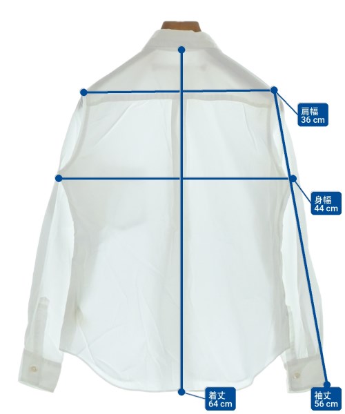 COMME des GARCONS（コムデギャルソン）カジュアルシャツ 白 サイズ:XS レディース/2200705744058