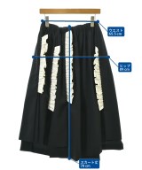 COMME des GARCONS（コムデギャルソン）ロング・マキシ丈スカート 黒 サイズ:S レディース/2200706461077