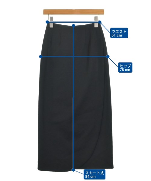 COMME des GARCONS（コムデギャルソン）ロング・マキシ丈スカート 黒 サイズ:S レディース/2200707375090