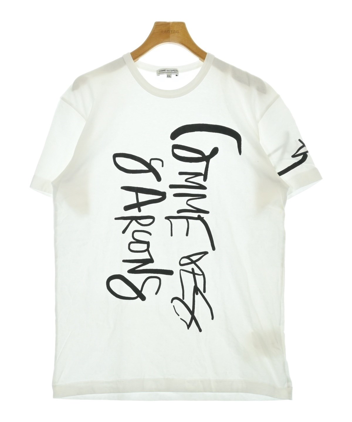 tricot CdG コムデギャルソン ラッフルTシャツ 白 S tricot CdG コムデギャルソン ラッフルTシャツ 白 S トリコ