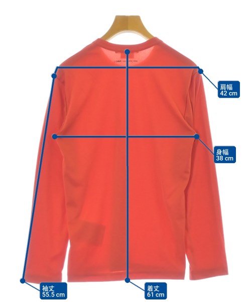 COMME des GARCONS（コムデギャルソン）Tシャツ・カットソー 赤 サイズ:XS レディース/2200708245057
