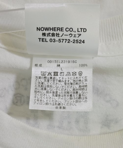 A BATHING APE（アベイシングエイプ）Tシャツ・カットソー 白 サイズ:L メンズ/2200708736074
