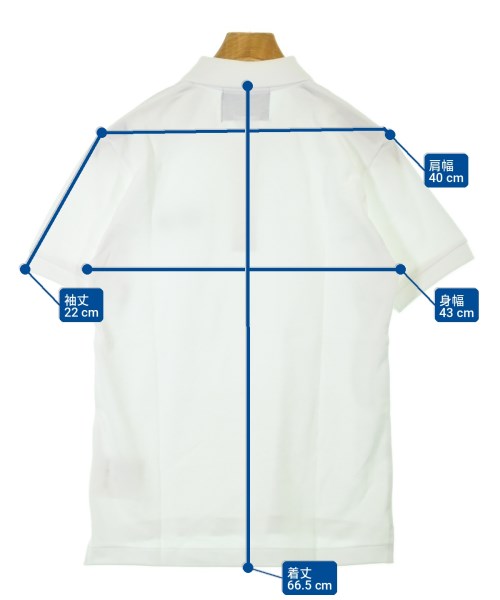 COMME des GARCONS（コムデギャルソン）ポロシャツ 白 サイズ:M メンズ/2200707437132