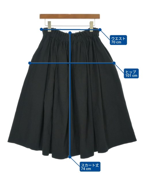 COMME des GARCONS（コムデギャルソン）ロング・マキシ丈スカート 黒 サイズ:XS レディース/2200707339047