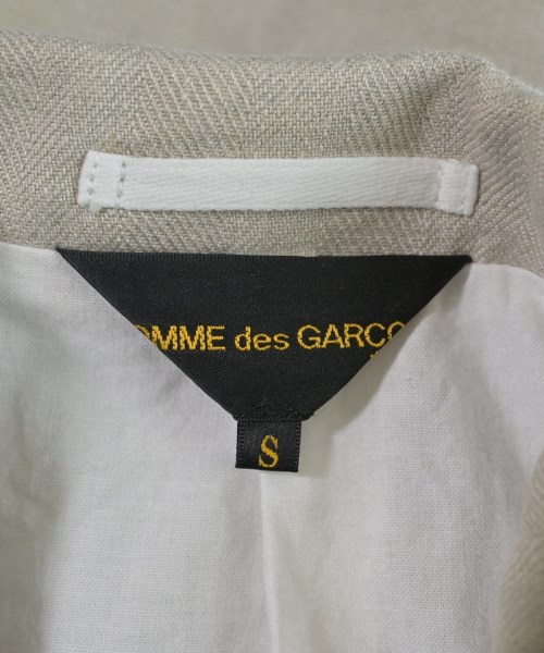 COMME des GARCONS（コムデギャルソン）テーラードジャケット ベージュ サイズ:S レディース/2200663006014