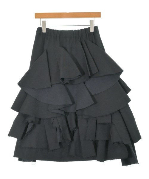 COMME des GARCONS(コムデギャルソン)ひざ丈スカート 黒 サイズ:XS/2200663082056