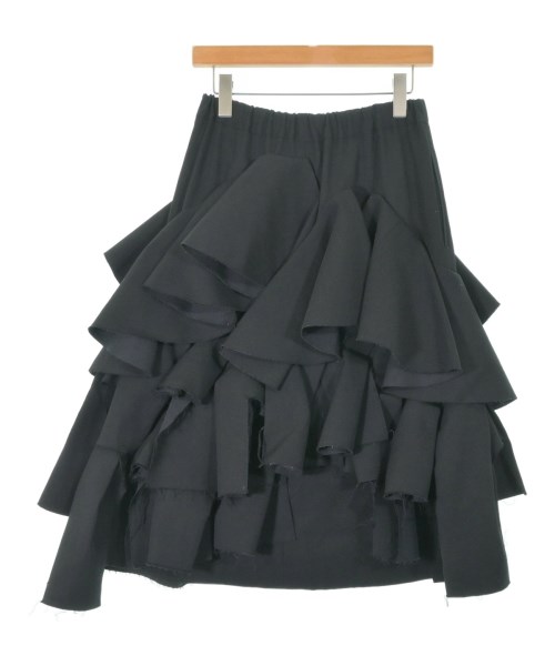 COMME des GARCONS（コムデギャルソン）ひざ丈スカート 黒 サイズ:XS レディース/2200663082056