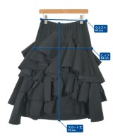 COMME des GARCONS（コムデギャルソン）ひざ丈スカート 黒 サイズ:XS レディース/2200663082056