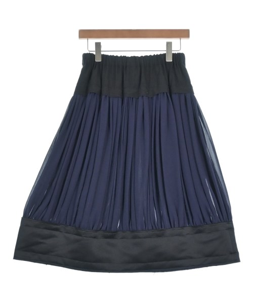 COMME des GARCONS（コムデギャルソン）ひざ丈スカート 紺 サイズ:-(M位) レディース/2200659813084