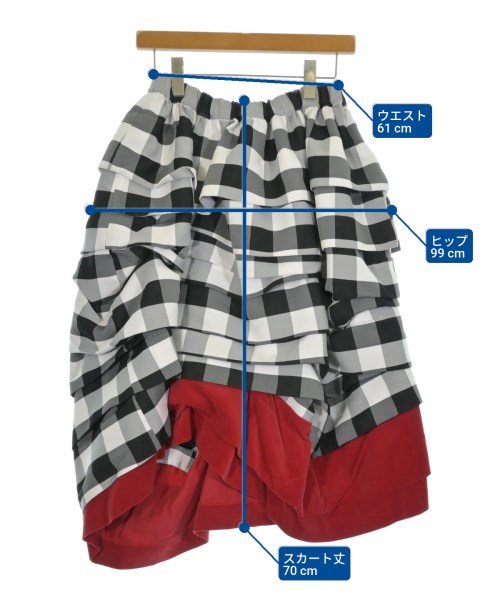 COMME des GARCONS（コムデギャルソン）ロング・マキシ丈スカート 黒 サイズ:XS レディース/2200663489039
