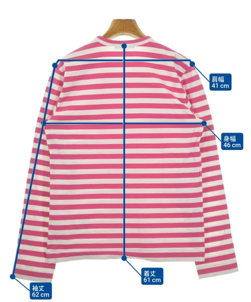 COMME des GARCONS（コムデギャルソン）Tシャツ・カットソー ピンク サイズ:M レディース/2200660629148