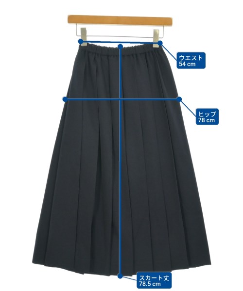 COMME des GARCONS（コムデギャルソン）ロング・マキシ丈スカート 紺 サイズ:-(XS位) レディース/2200663206094