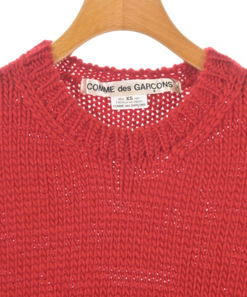 COMME des GARCONS（コムデギャルソン）ニット・セーター 赤 サイズ:XS レディース/2200665705250