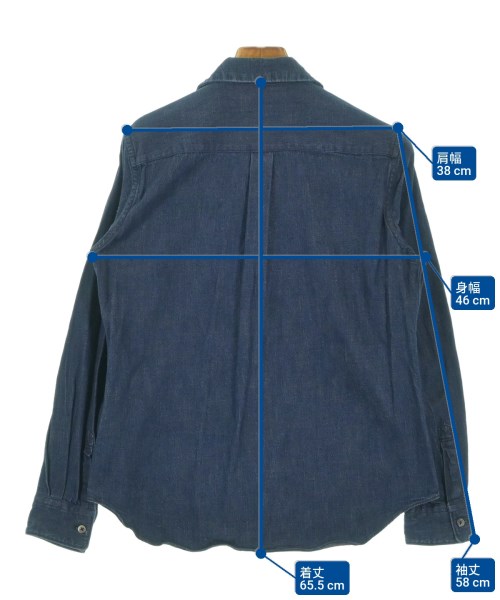COMME des GARCONS（コムデギャルソン）カジュアルシャツ 紺 サイズ:M レディース/2200666328243