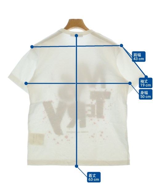 COMME des GARCONS（コムデギャルソン）Tシャツ・カットソー 白 サイズ:-(M位) メンズ/2200666389022