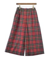COMME des GARCONS（コムデギャルソン）クロップドパンツ 赤 サイズ:XS レディース/2200667371026