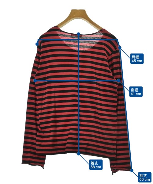 COMME des GARCONS（コムデギャルソン）Tシャツ・カットソー 赤 サイズ:M レディース/2200668007023