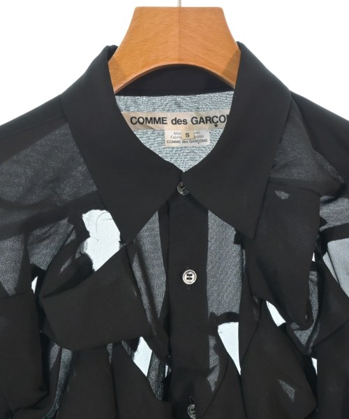 COMME des GARCONS（コムデギャルソン）カジュアルシャツ 黒 サイズ:S レディース/2200668081030