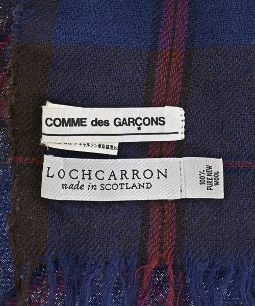 COMME des GARCONS（コムデギャルソン）ストール 青 サイズ:- レディース/2200666796400