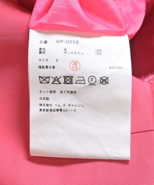 COMME des GARCONS（コムデギャルソン）ワンピース ピンク サイズ:S レディース/2200667893160