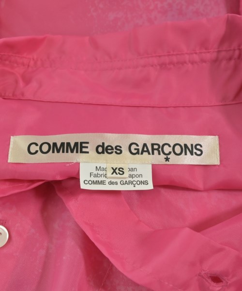 COMME des GARCONS（コムデギャルソン）ブラウス ピンク サイズ:XS レディース/2200667293120