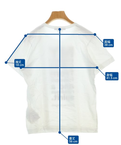 COMME des GARCONS（コムデギャルソン）Tシャツ・カットソー 白 サイズ:S レディース/2200667708082