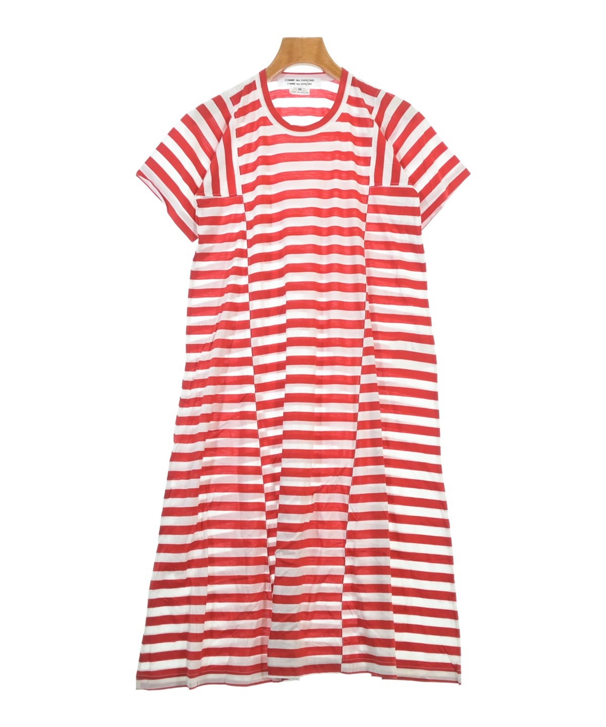 COMME des GARCONS（コムデギャルソン）ワンピース 赤 サイズ:XS