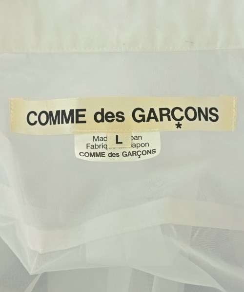 COMME des GARCONS（コムデギャルソン）カジュアルシャツ 白 サイズ:L レディース/2200671410063